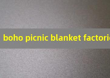 boho picnic blanket factories